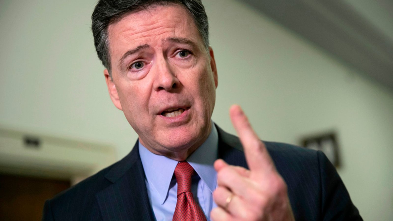 Former FBI chief appears in court over Trump seashell ‘threat’