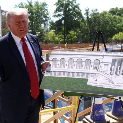 Trump lashes out after US court blocks his $400m White House ballroom